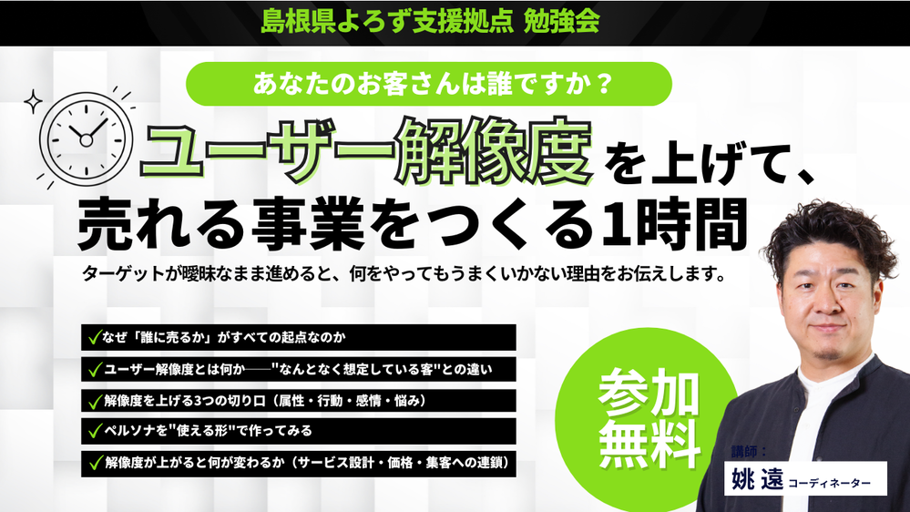 ユーザー解像度